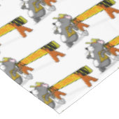 Onder bouwvakrechthoek tafelkleed (Gekanteld)