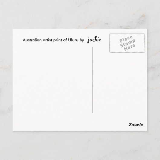 Onder Briefkaart (Achterkant)