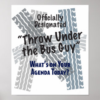 Onder Bus Guy Print