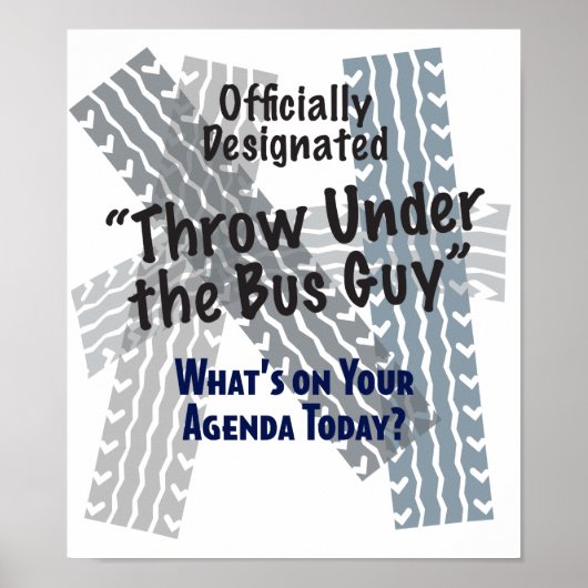Onder Bus Guy Print (Voorkant)