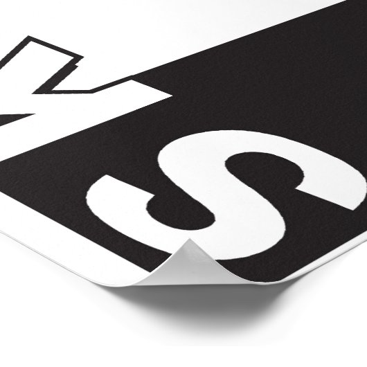 Onder Canopy SkyDive. Poster (Hoek)