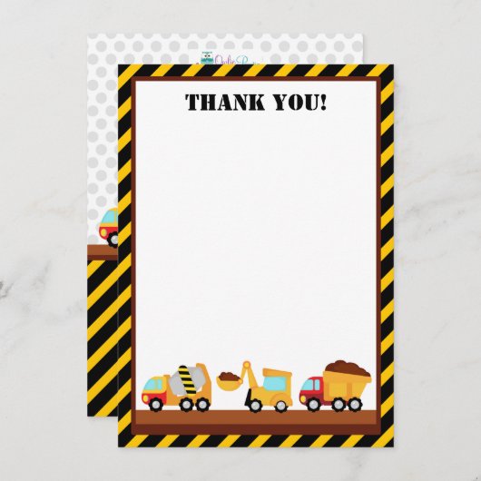 ONDER CONSTRUCTIE Bedankt voor je opmerkingen (Voorkant / Achterkant)