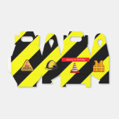 Onder constructie Concrete mixer Birthday party Bedankdoosjes (Uitgevouwen)