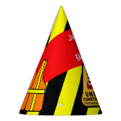 Onder constructie Concrete mixer Birthday party Feesthoedjes (Links)