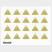 Onder constructie opbrengst bord elke leeftijd ver sticker (Vel)