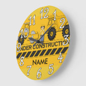 Onder constructie van een kinderslot grote klok (Hoek)