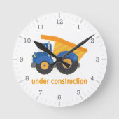 Onder constructiedrong ronde klok (Voorkant)