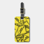 Onder constructietekens bagagelabel (Voorkant verticaal)