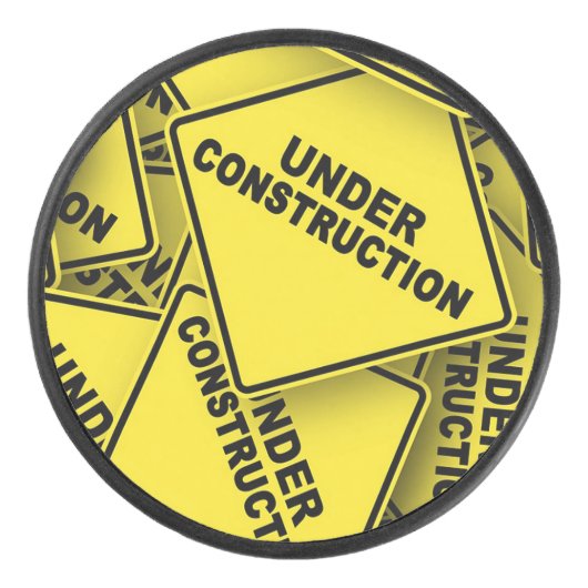 Onder constructietekens hockey puck (Voorkant)