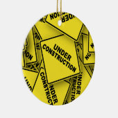 Onder constructietekens keramisch ornament (Rechts)