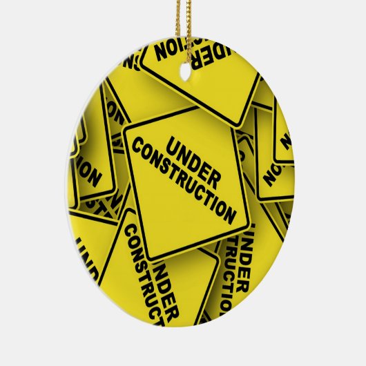 Onder constructietekens keramisch ornament (Rechts)