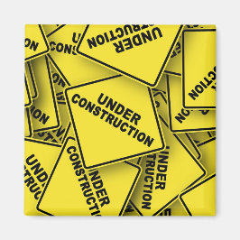 Onder constructietekens magneet