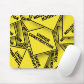 Onder constructietekens muismat (Met muis)