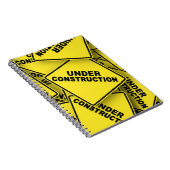 Onder constructietekens notitieboek (Rechterzijde)