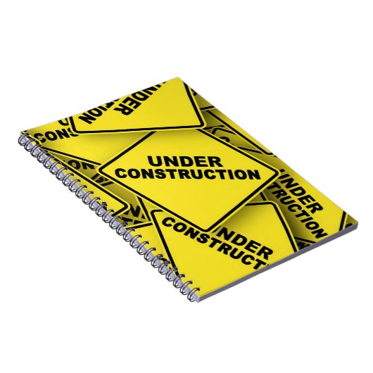 Onder constructietekens notitieboek (Rechterzijde)