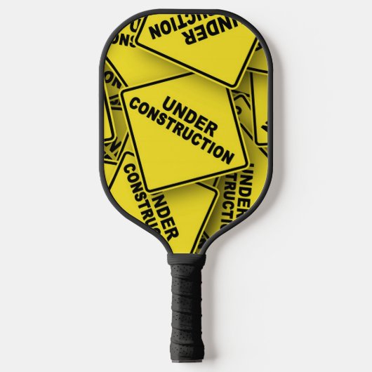 Onder constructietekens pickleball paddle (Voorkant)