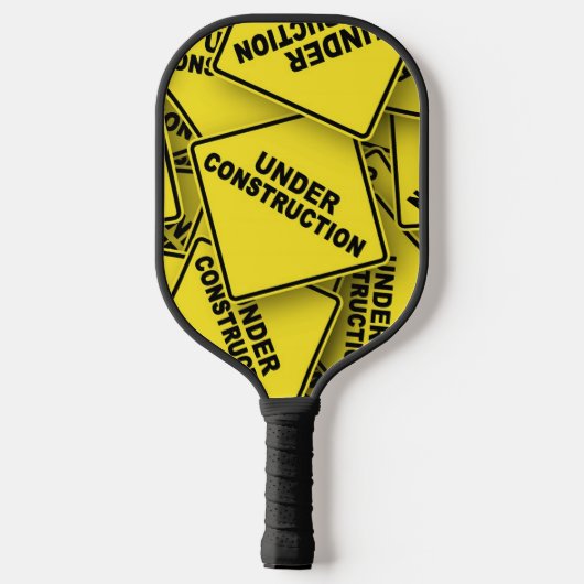 Onder constructietekens pickleball paddle (Achterkant)