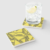 Onder constructietekens stenen onderzetter (Zijkant)