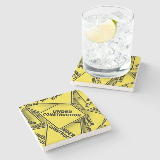 Onder constructietekens stenen onderzetter (Zijkant)