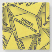 Onder constructietekens stenen onderzetter (Voorkant)