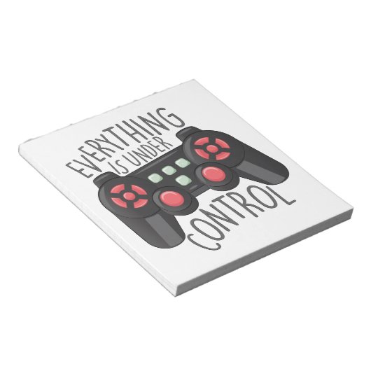 Onder controle notitieblok (Schuin)