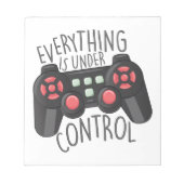 Onder controle notitieblok (Voorkant)