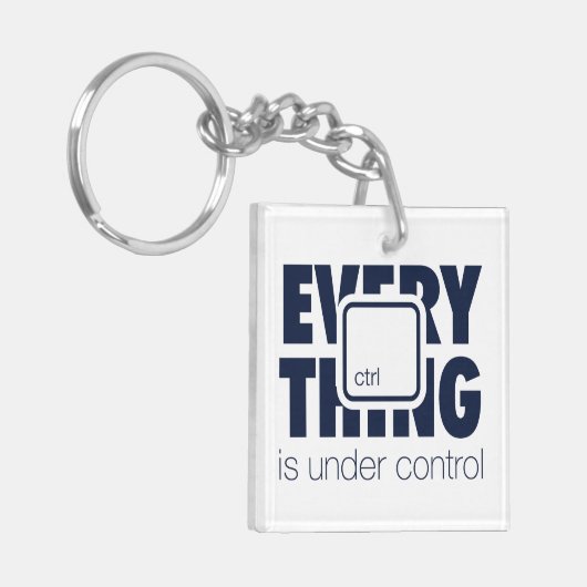 Onder ctrl sleutelhanger (Voorkant Links)
