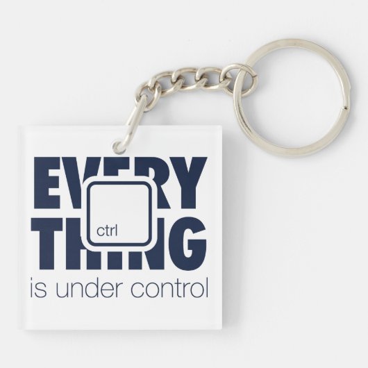 Onder ctrl sleutelhanger (Achterkant)