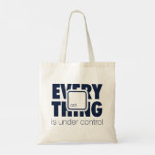 Onder ctrl tote bag (Achterkant)