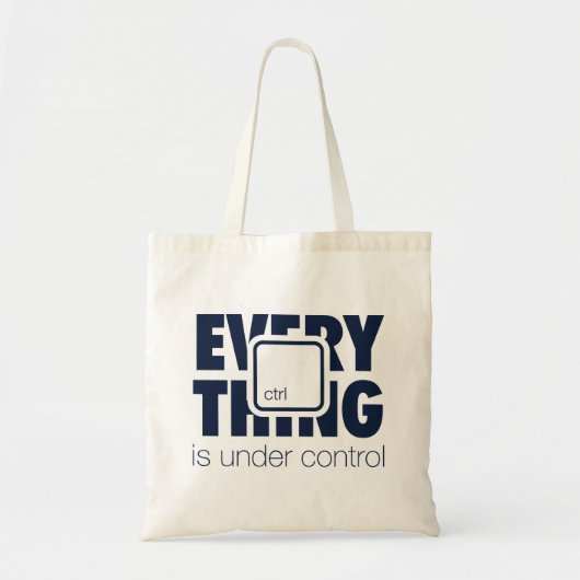 Onder ctrl tote bag (Voorkant)