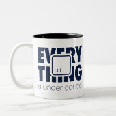 Onder ctrl tweekleurige koffiemok (Links)