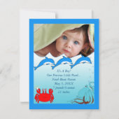 Onder de aankondiging van het Zee Baby Girl (Voorkant)