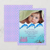 Onder de aankondiging van het Zee Baby Girl (Voorkant / Achterkant)