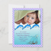 Onder de aankondiging van het Zee Baby Girl (Voorkant)