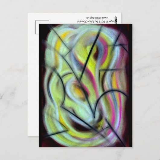 Onder de aarde briefkaart (Voorkant / Achterkant)