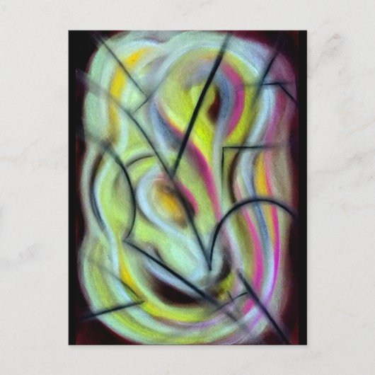 Onder de aarde briefkaart (Voorkant)