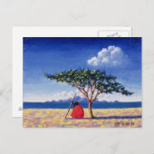 Onder de Acacia-boom van 1991 Briefkaart (Voorkant / Achterkant)