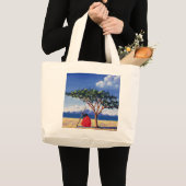 Onder de Acacia-boom van 1991 Grote Tote Bag (Voorkant (product))