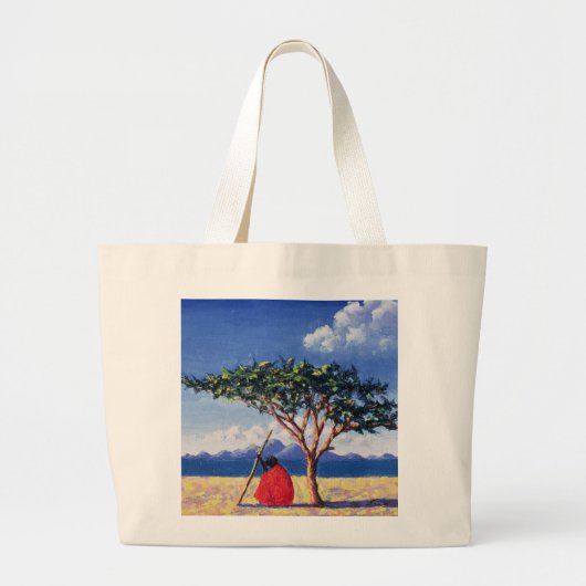 Onder de Acacia-boom van 1991 Grote Tote Bag (Voorkant)