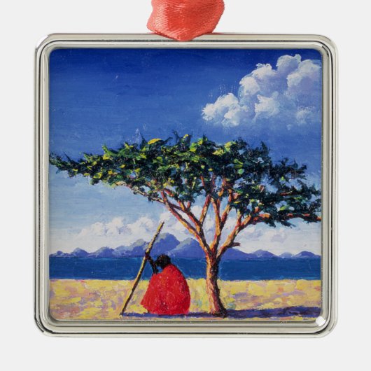 Onder de Acacia-boom van 1991 Metalen Ornament (Voorkant)