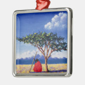 Onder de Acacia-boom van 1991 Metalen Ornament (Links)