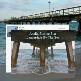 Onder de Aglin-visserijsteiger Lauderdale by the S Briefkaart