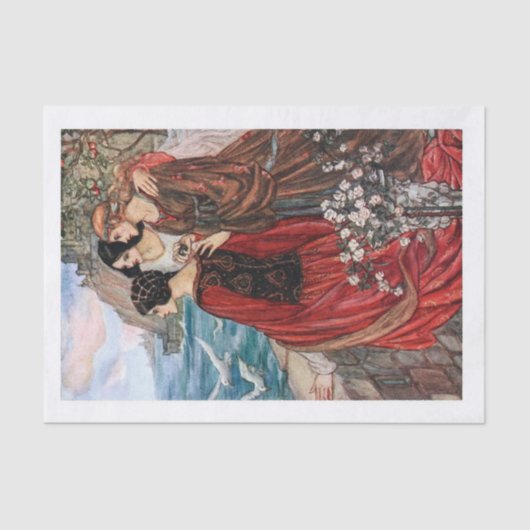 Onder de appelboom tissuepapier (Voorkant)