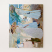 Onder de Awning, Joaquín Sorolla Legpuzzel (Verticaal)