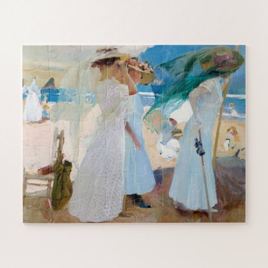 Onder de Awning, Joaquín Sorolla Legpuzzel (Horizontaal)