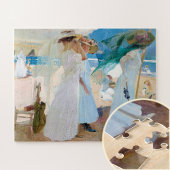 Onder de Awning, Joaquín Sorolla Legpuzzel