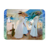 Onder de Awning, Joaquín Sorolla Magneet (Horizontaal)