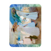 Onder de Awning, Joaquín Sorolla Magneet (Verticaal)