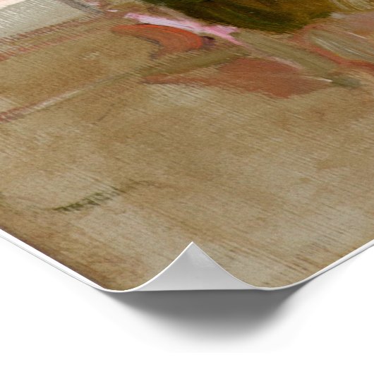 Onder de Awning, Joaquín Sorolla Poster (Hoek)