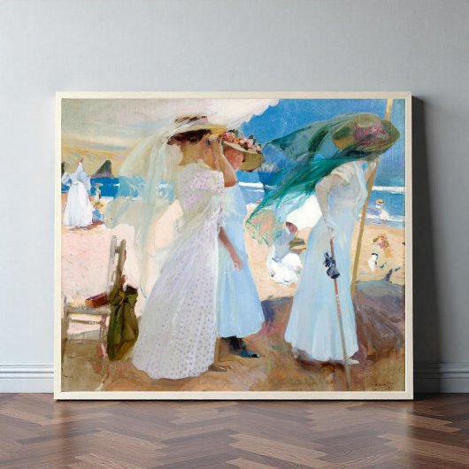 Onder de Awning, Joaquín Sorolla Poster